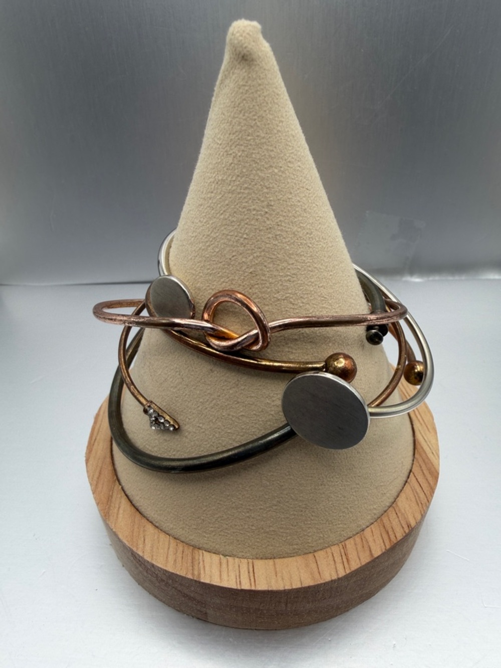 Lot of 5 adjustable metal bracelets